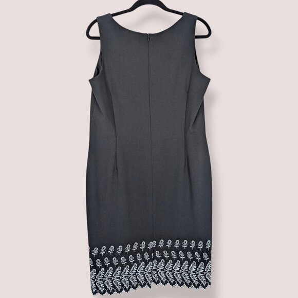 Vintage Jessica Embroidered Little Black Dress - Picture 3 of 6